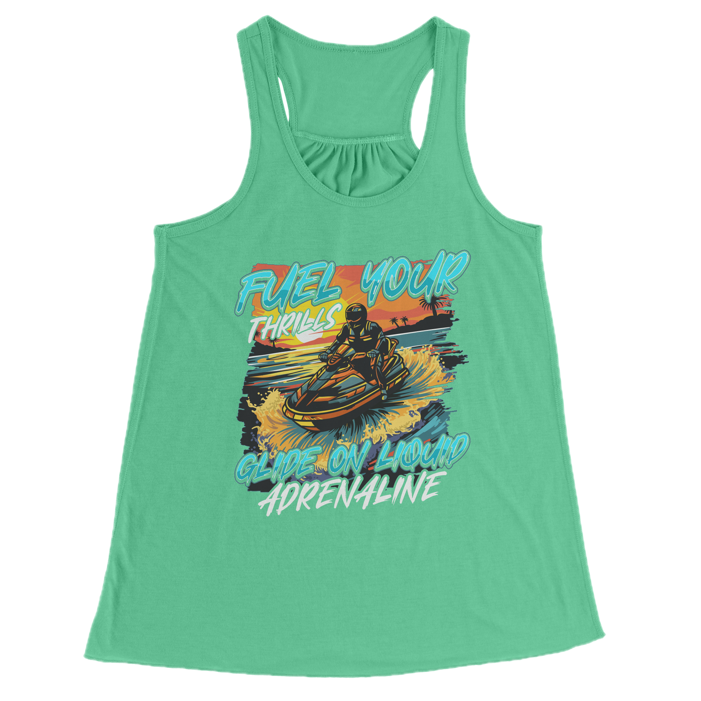 Fuel Your Thrills - Jetski Clothing Jet Skiing Watercraft Tank Top