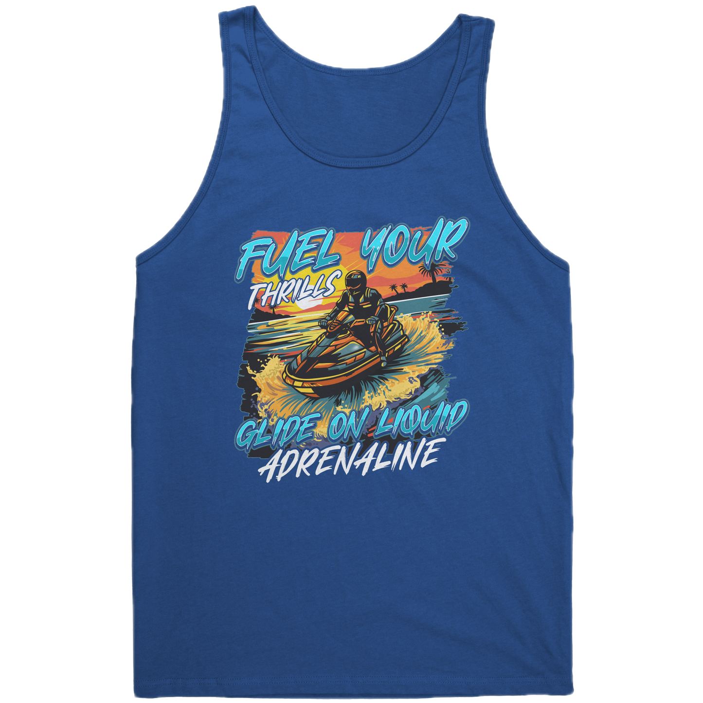 Fuel Your Thrills - Jetski Clothing Jet Skiing Watercraft Tank Top