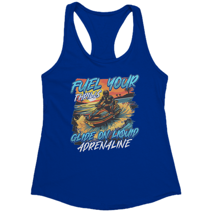 Fuel Your Thrills - Jetski Clothing Jet Skiing Watercraft Tank Top