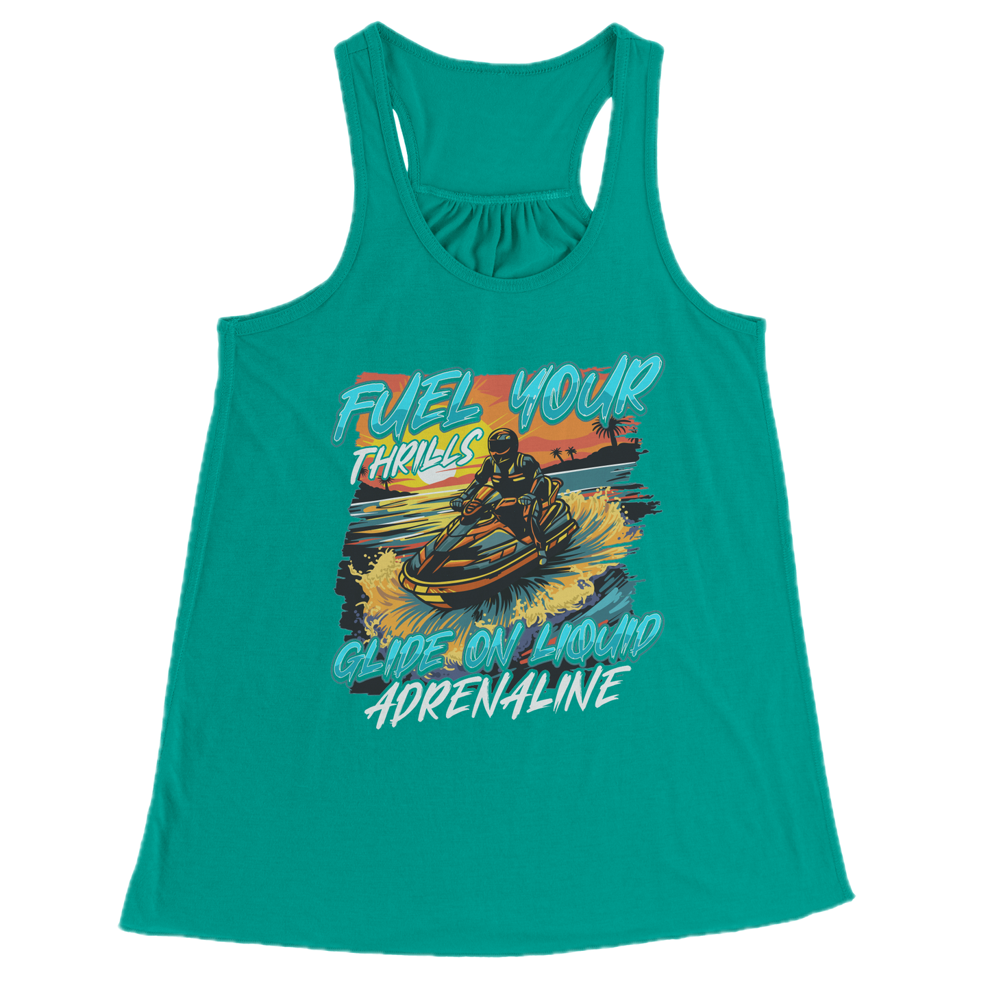 Fuel Your Thrills - Jetski Clothing Jet Skiing Watercraft Tank Top