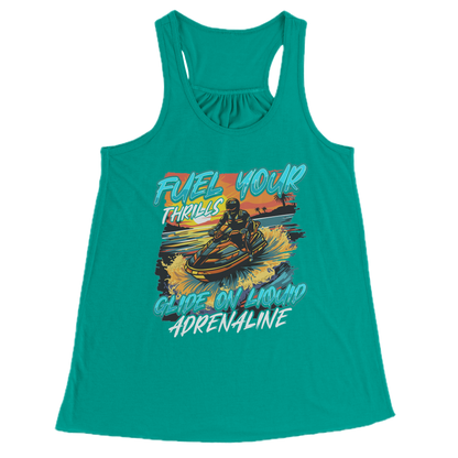 Fuel Your Thrills - Jetski Clothing Jet Skiing Watercraft Tank Top