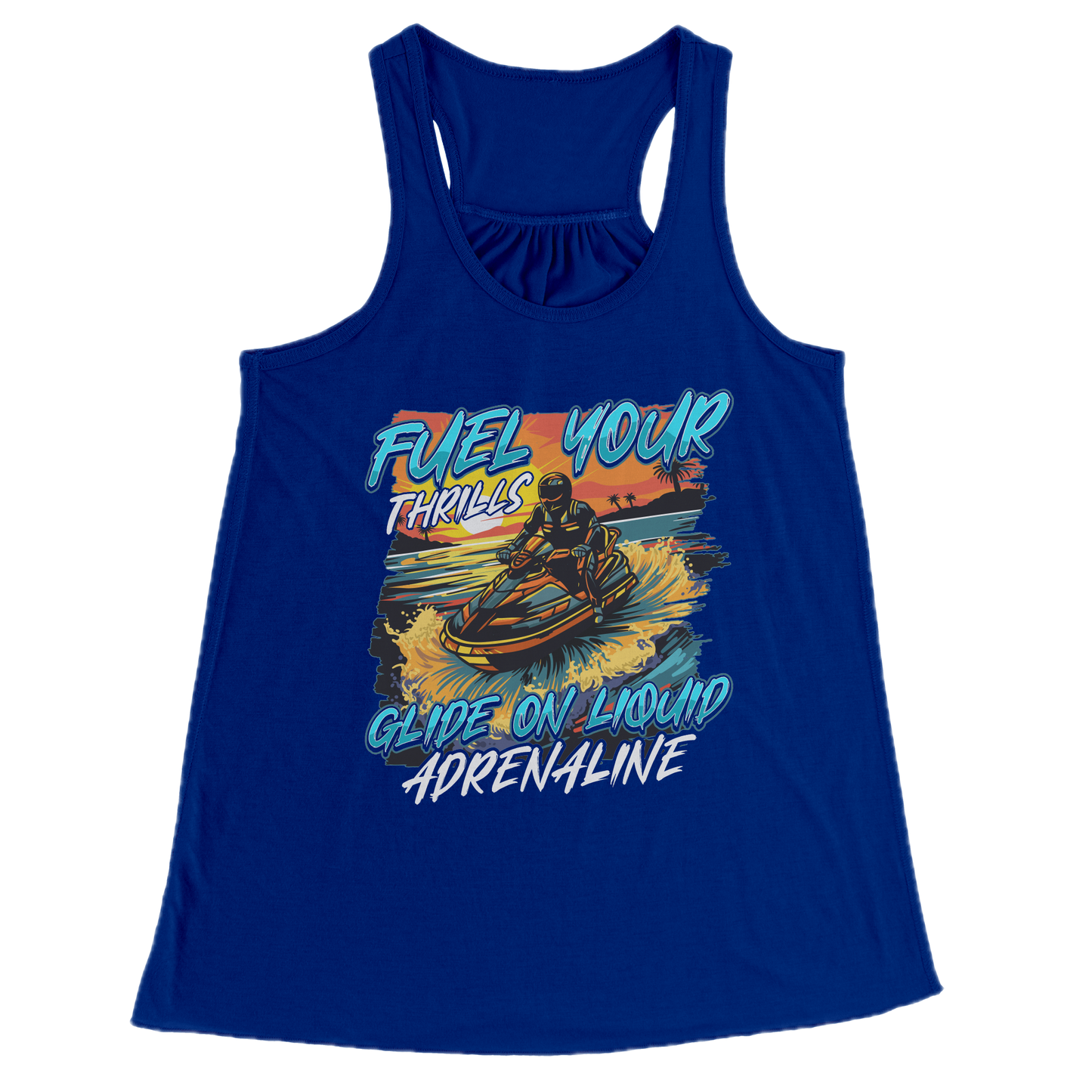 Fuel Your Thrills - Jetski Clothing Jet Skiing Watercraft Tank Top