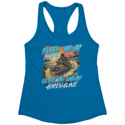 Fuel Your Thrills - Jetski Clothing Jet Skiing Watercraft Tank Top