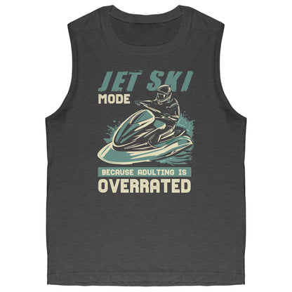 Jet Ski Mode - Humorous Jetski Clothes Jet Skiing Jet Skier Tank Top