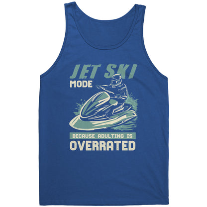 Jet Ski Mode - Humorous Jetski Clothes Jet Skiing Jet Skier Tank Top