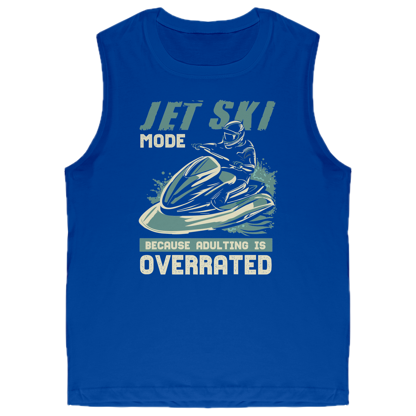 Jet Ski Mode - Humorous Jetski Clothes Jet Skiing Jet Skier Tank Top