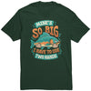 Image of Mine's So Big I Use Two Hands - Funny Bass Fishing Fish Apparel T-Shirt