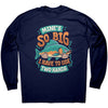 Image of Mine's So Big I Use Two Hands - Funny Bass Fishing Fish Apparel T-Shirt