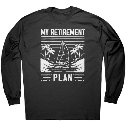My Retirement Plan - Minimalistic Boating Boat T-Shirt