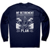 Image of My Retirement Plan - Minimalistic Boating Boat T-Shirt
