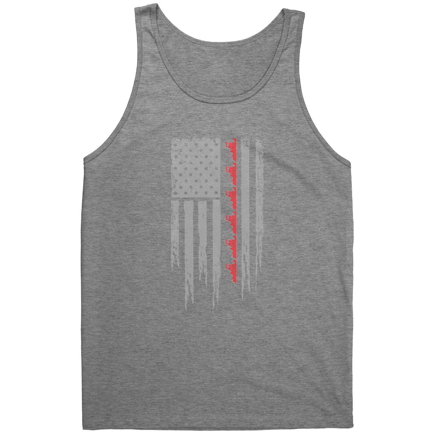 Patriotic Towboater Flag July 4th Tank Top