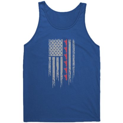 Patriotic Towboater Flag July 4th Tank Top