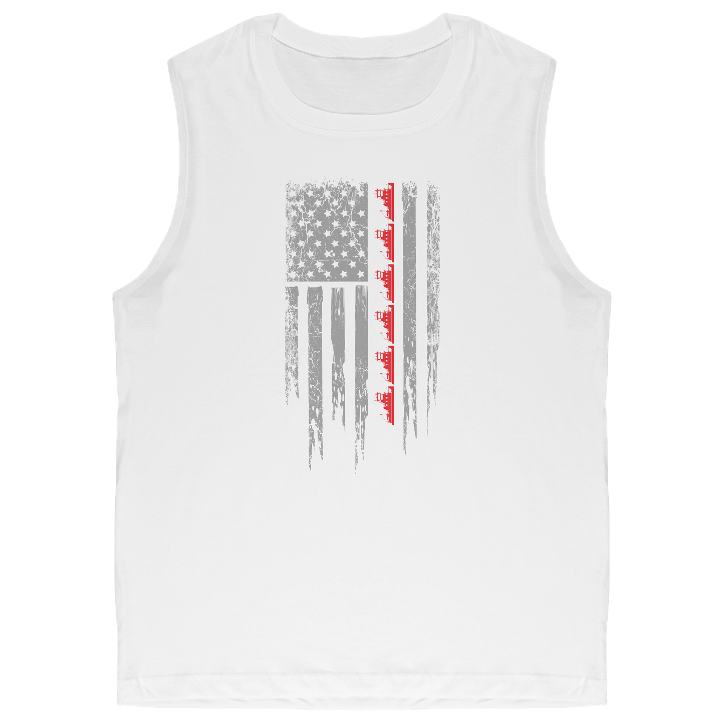 Patriotic Towboater Flag July 4th Tank Top