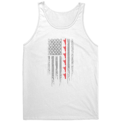 Patriotic Towboater Flag July 4th Tank Top