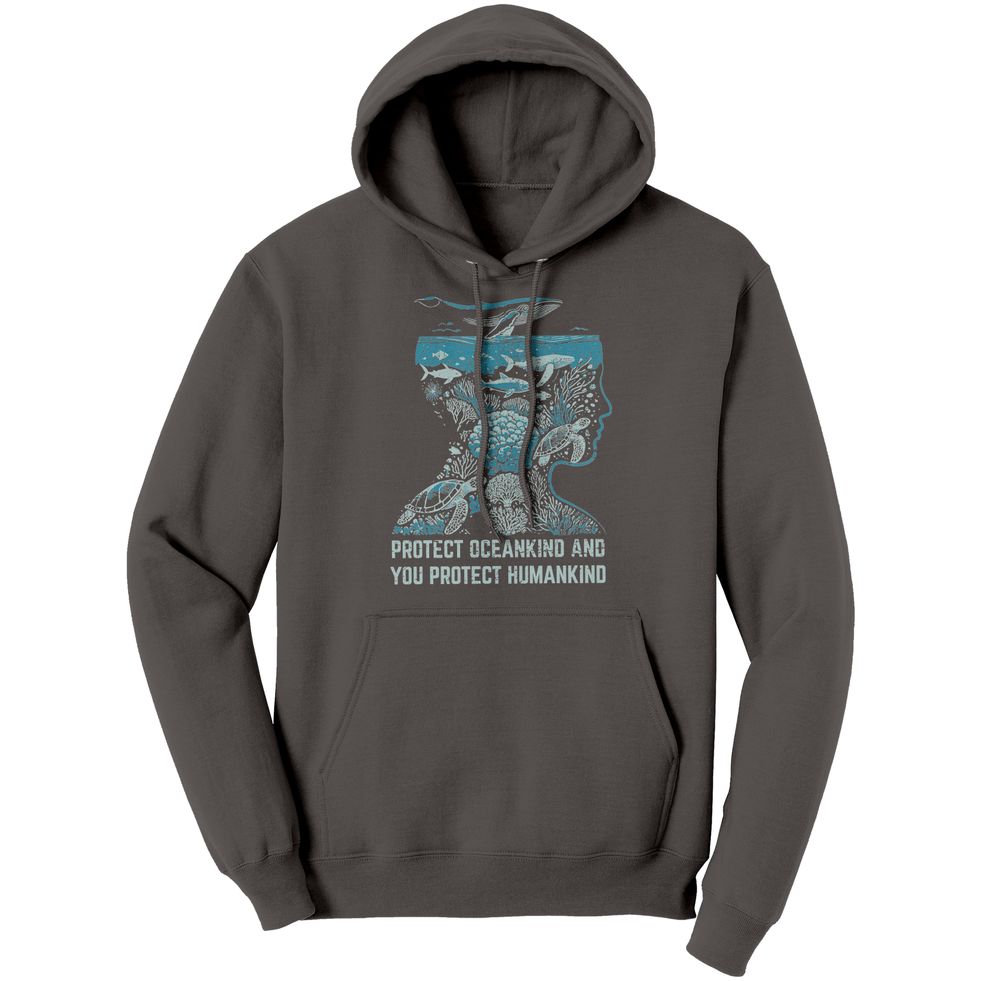 Protect_Oceankind_And_You_Protect_Humank_Charcoal_Front_Mockup.png