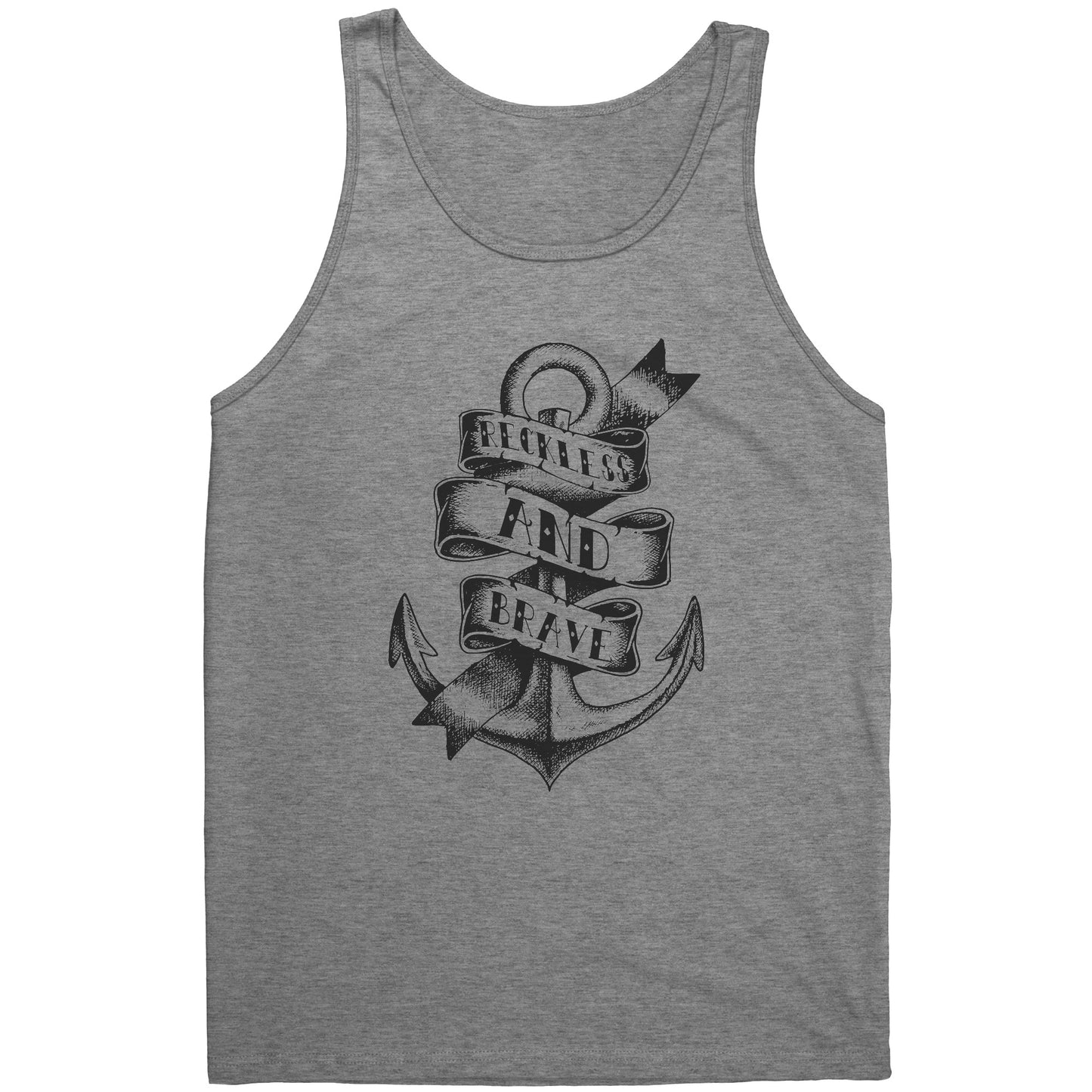 Reckless and Brave Towboater Anchor Tank Top