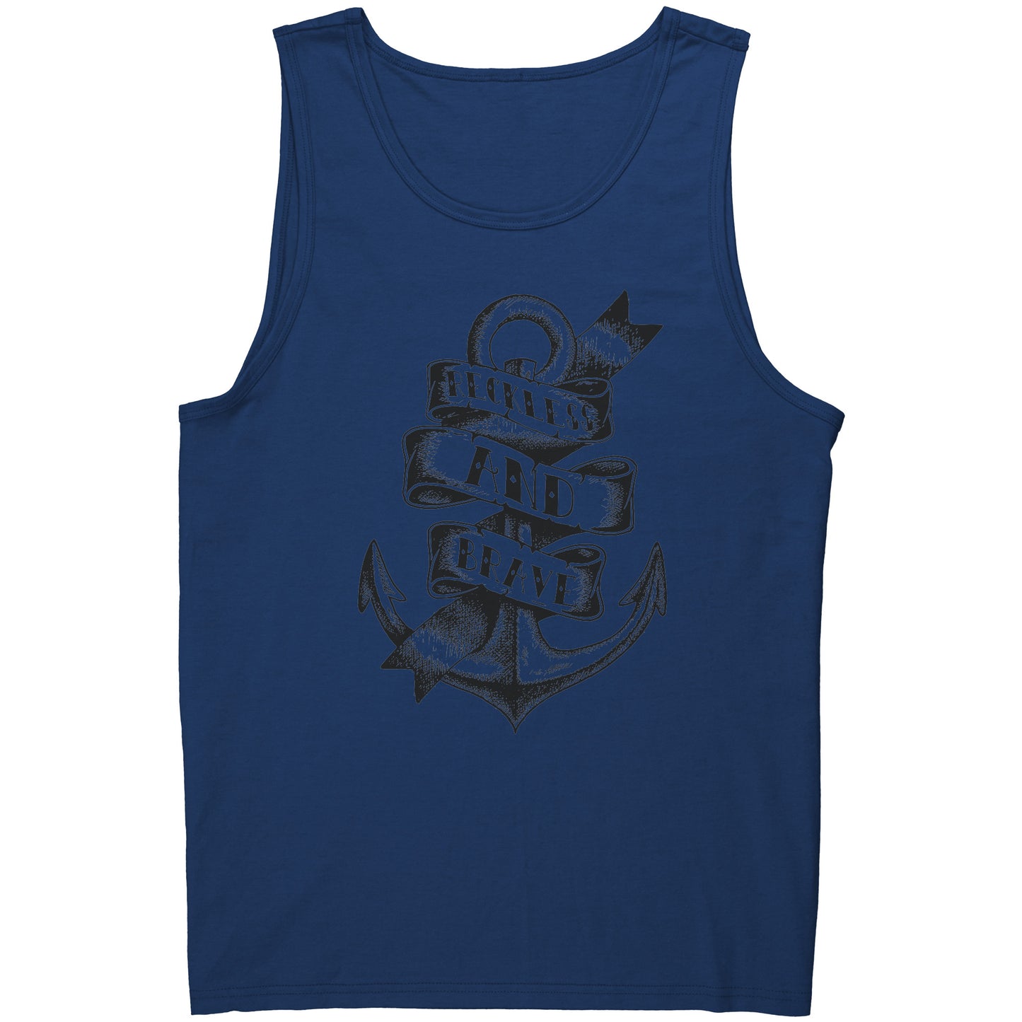 Reckless and Brave Towboater Anchor Tank Top