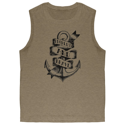 Reckless and Brave Towboater Anchor Tank Top