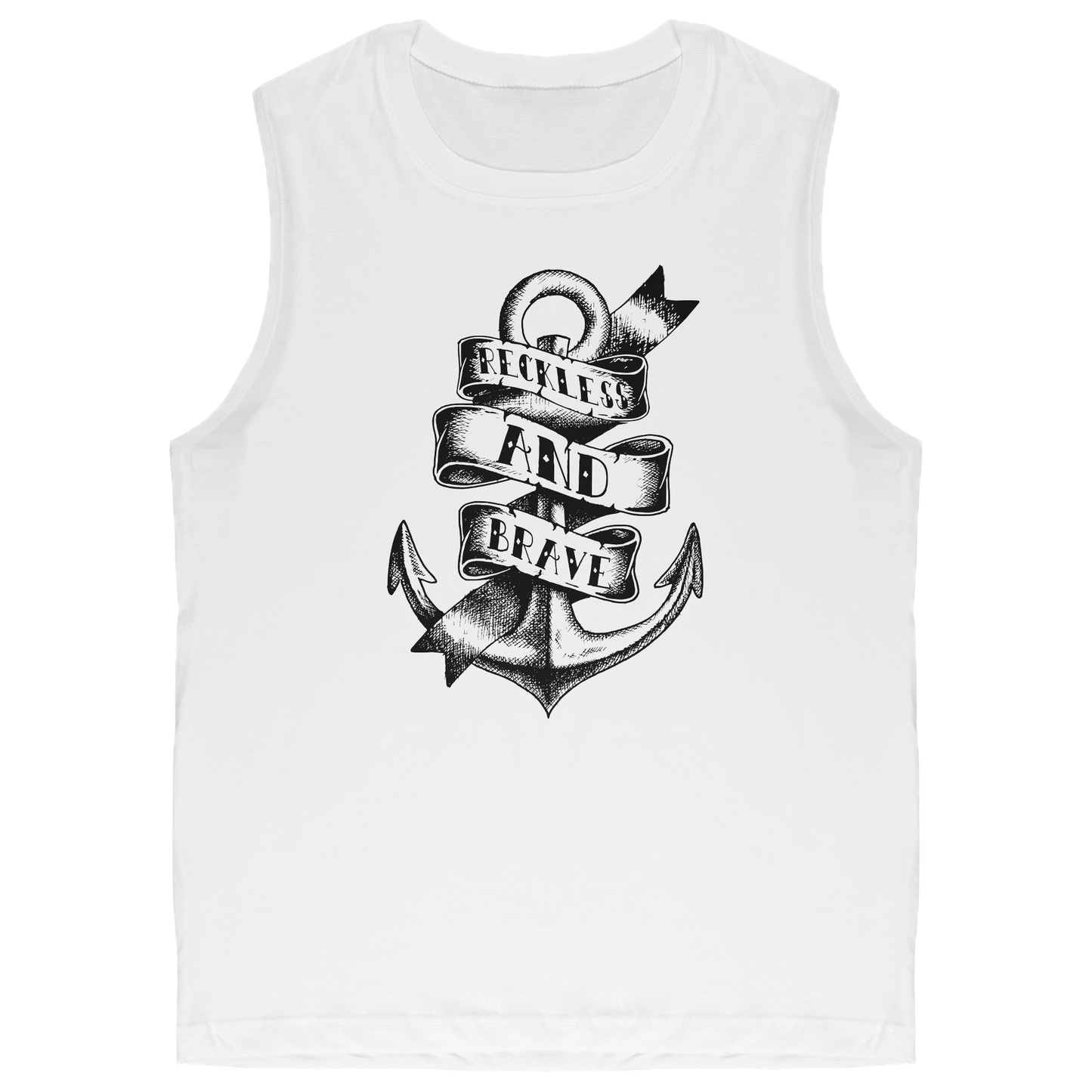 Reckless and Brave Towboater Anchor Tank Top