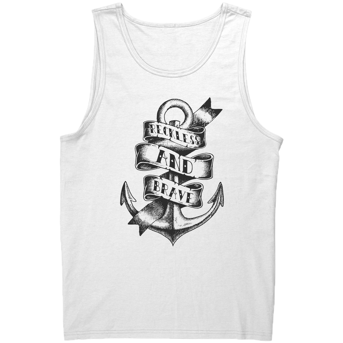 Reckless and Brave Towboater Anchor Tank Top