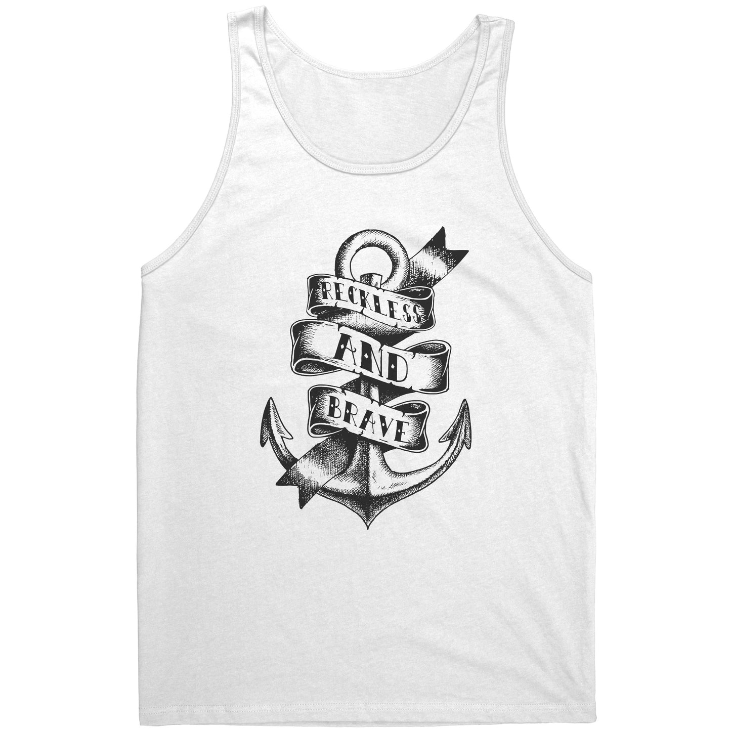 Reckless and Brave Towboater Anchor Tank Top