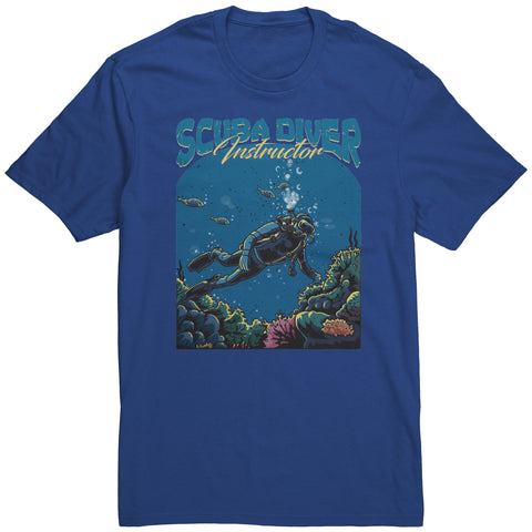 Scuba Diver Instructor - Scuba Diving Dive Coach Apparel T-Shirt