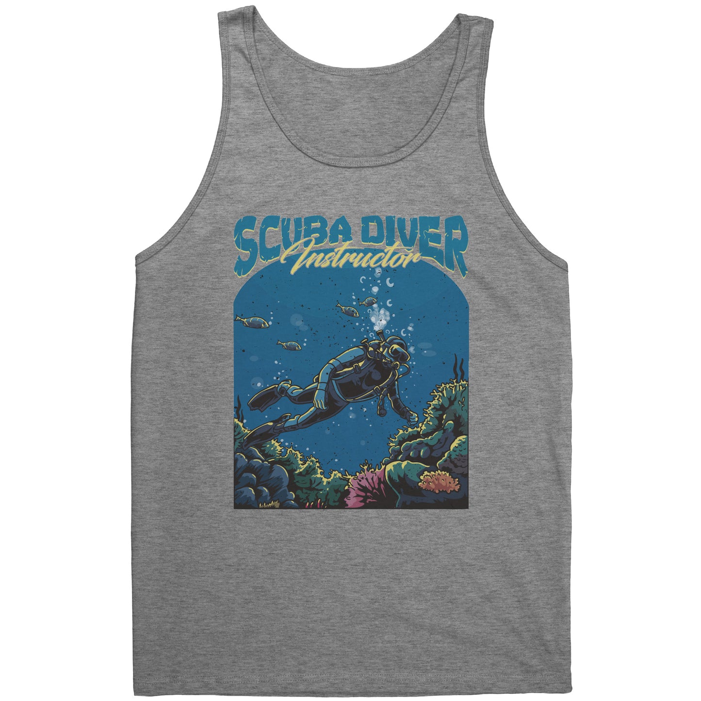 Scuba Diver Instructor - Scuba Diving Dive Coach Tank Top