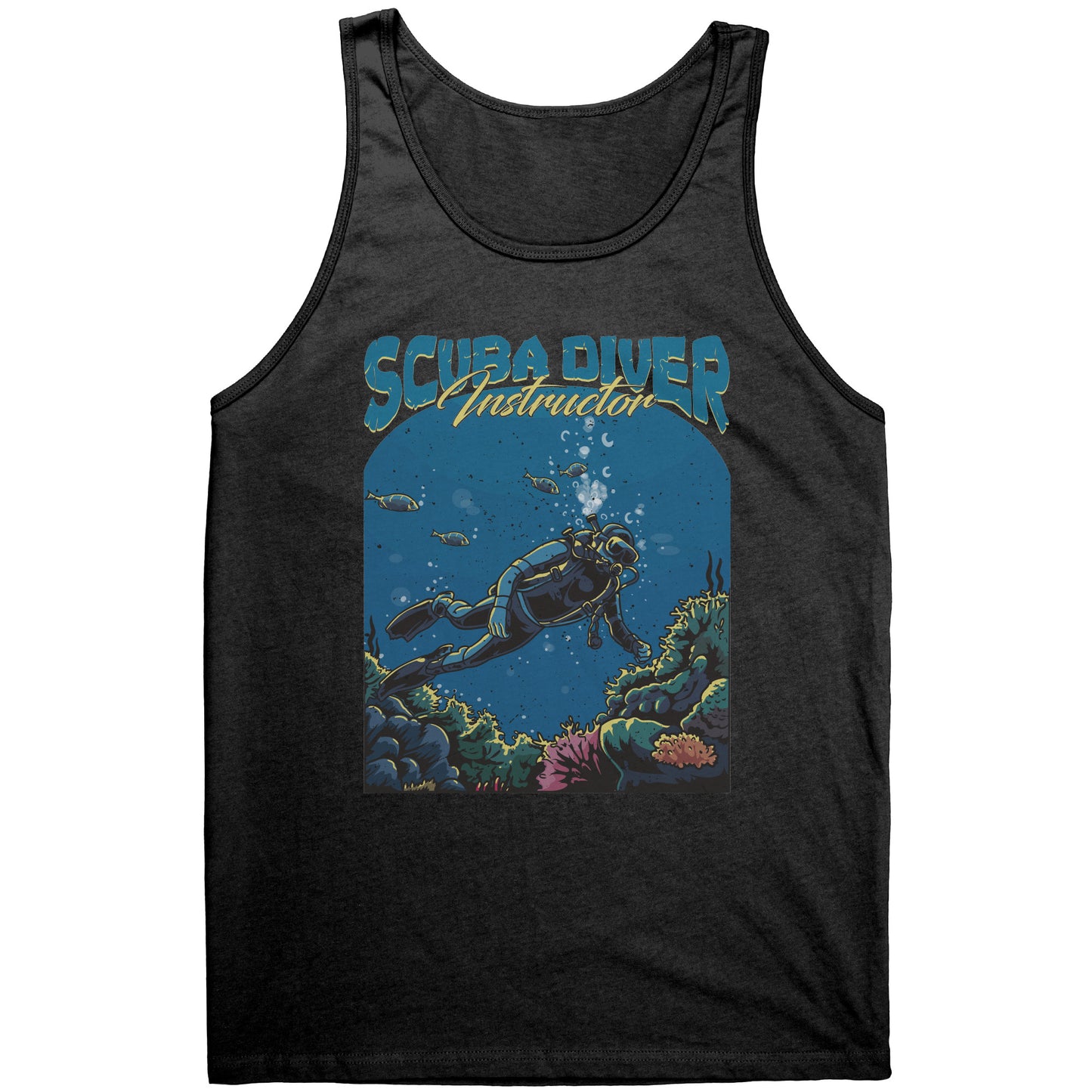 Scuba Diver Instructor - Scuba Diving Dive Coach Tank Top