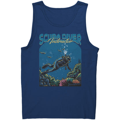 Scuba Diver Instructor - Scuba Diving Dive Coach Tank Top