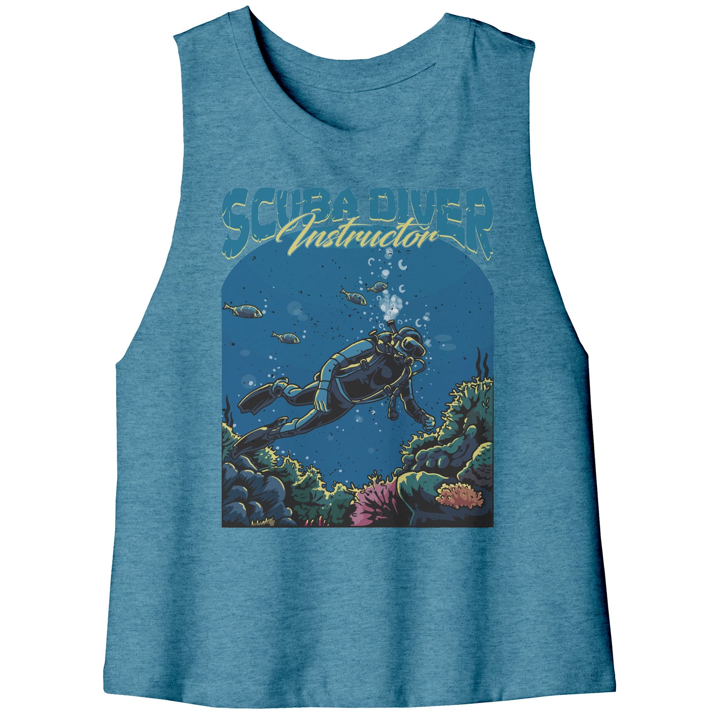 Scuba Diver Instructor - Scuba Diving Dive Coach Tank Top