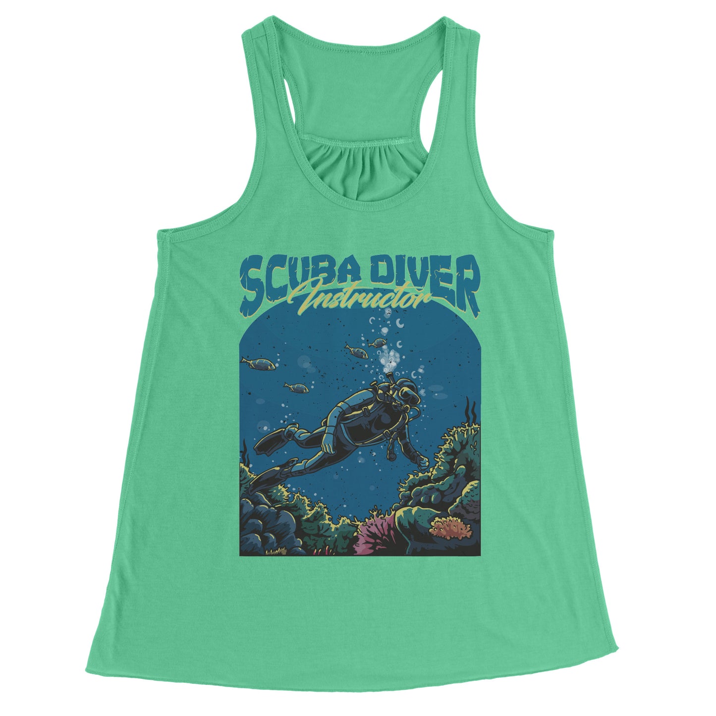 Scuba Diver Instructor - Scuba Diving Dive Coach Tank Top