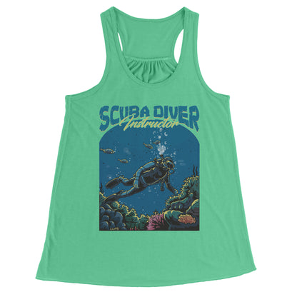 Scuba Diver Instructor - Scuba Diving Dive Coach Tank Top