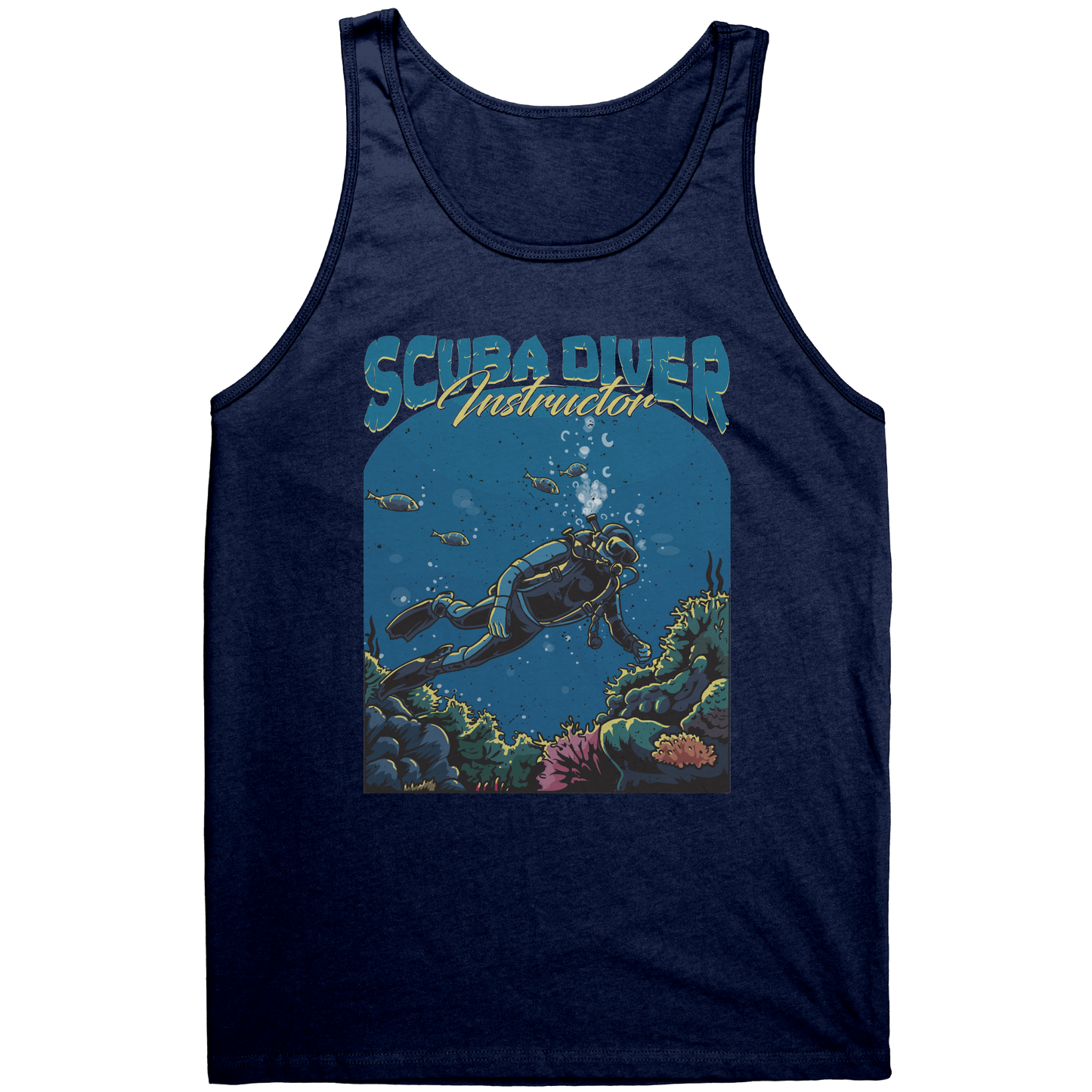 Scuba Diver Instructor - Scuba Diving Dive Coach Tank Top