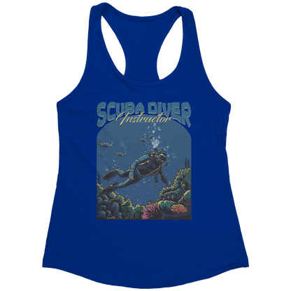 Scuba Diver Instructor - Scuba Diving Dive Coach Tank Top