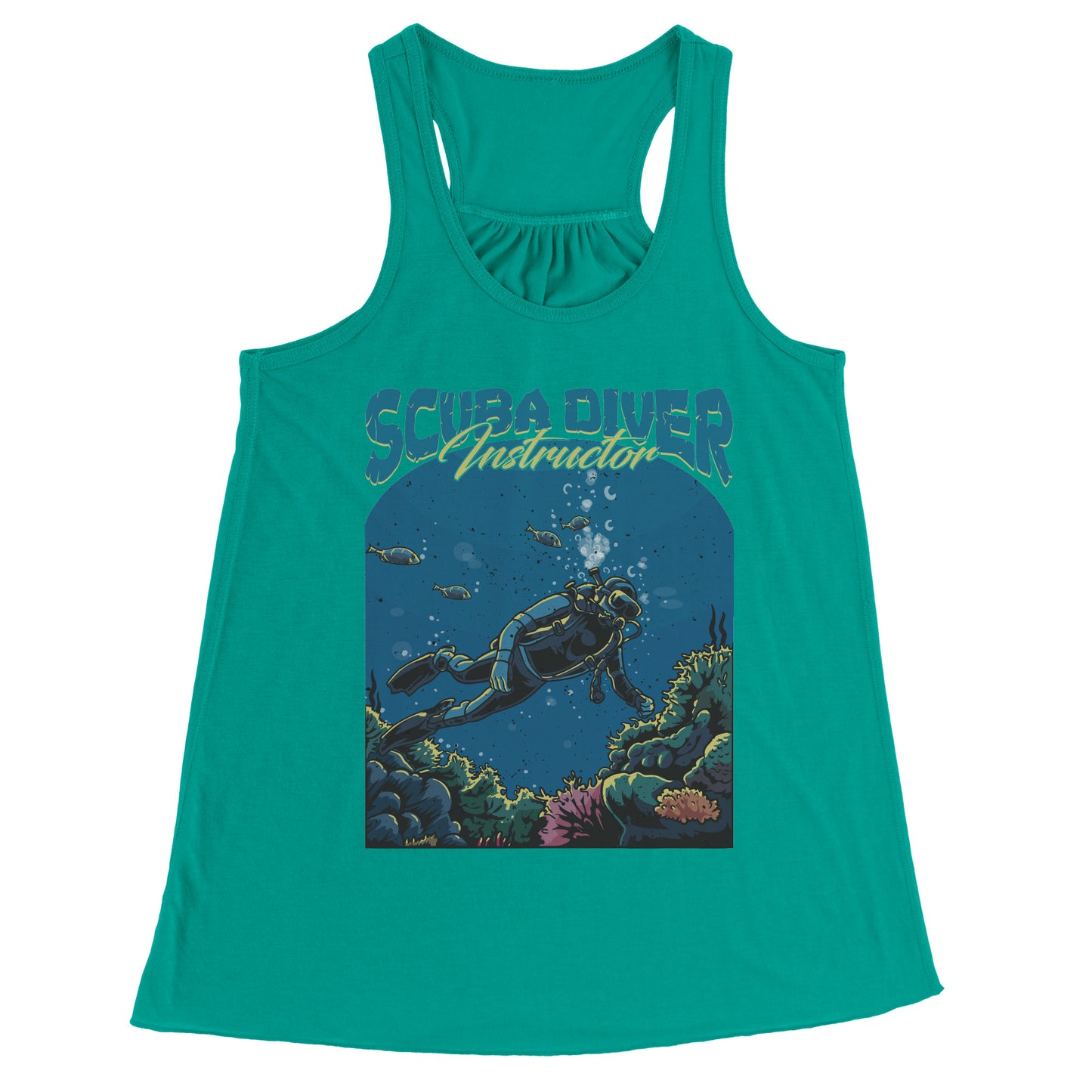 Scuba Diver Instructor - Scuba Diving Dive Coach Tank Top