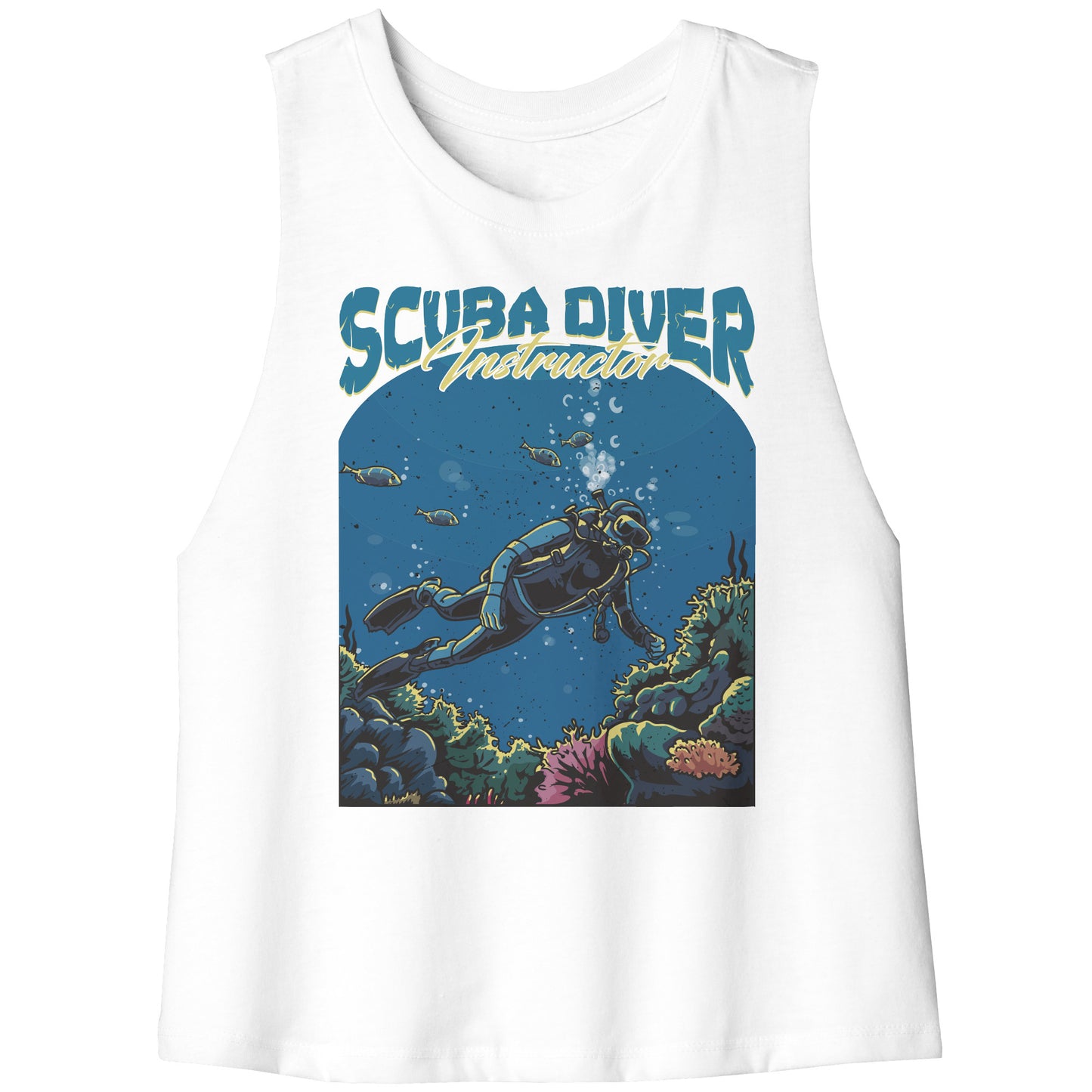 Scuba Diver Instructor - Scuba Diving Dive Coach Tank Top