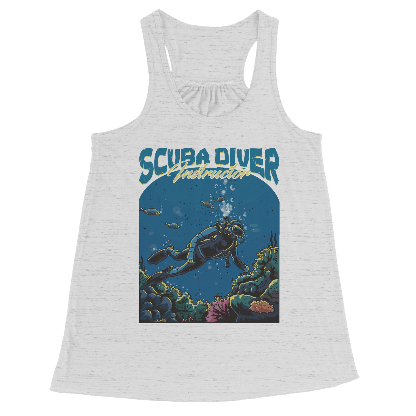 Scuba Diver Instructor - Scuba Diving Dive Coach Tank Top