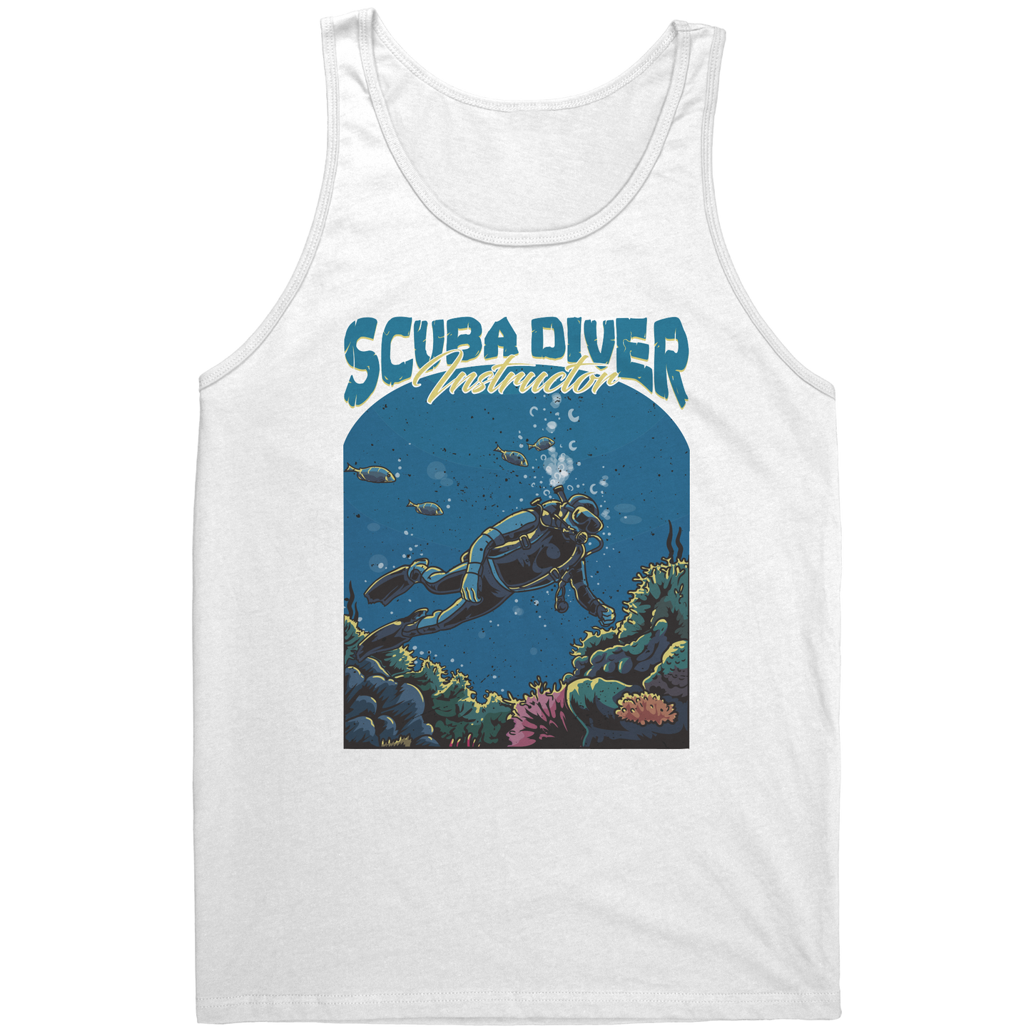 Scuba Diver Instructor - Scuba Diving Dive Coach Tank Top