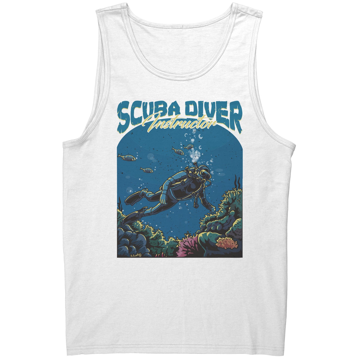 Scuba Diver Instructor - Scuba Diving Dive Coach Tank Top