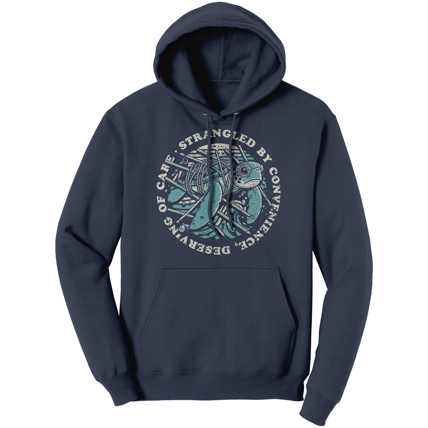 Strangled_by_Convenience__Turtle_World__Navy_Front_Mockup.png