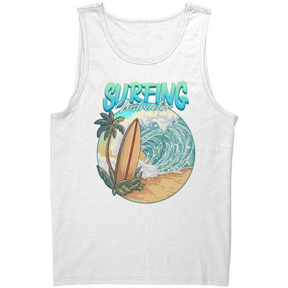 Surfing Instructor Beach Surfboard Waves - Surf Surfer Surfing Coach Tank Top