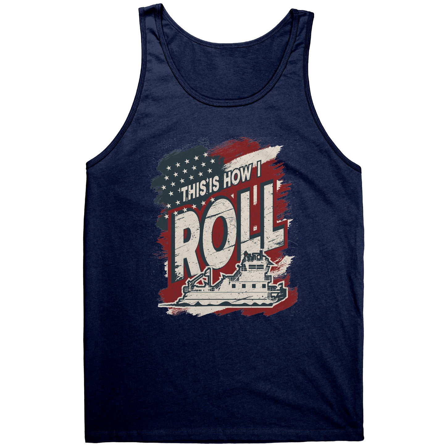 This Is How I Roll - Towboater River Rat Tank Top