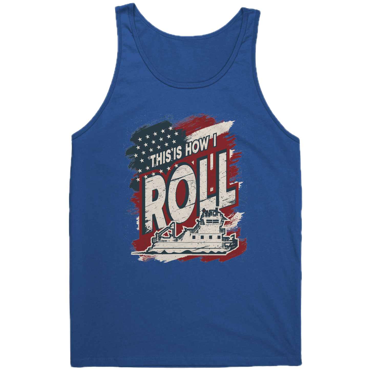 This Is How I Roll - Towboater River Rat Tank Top