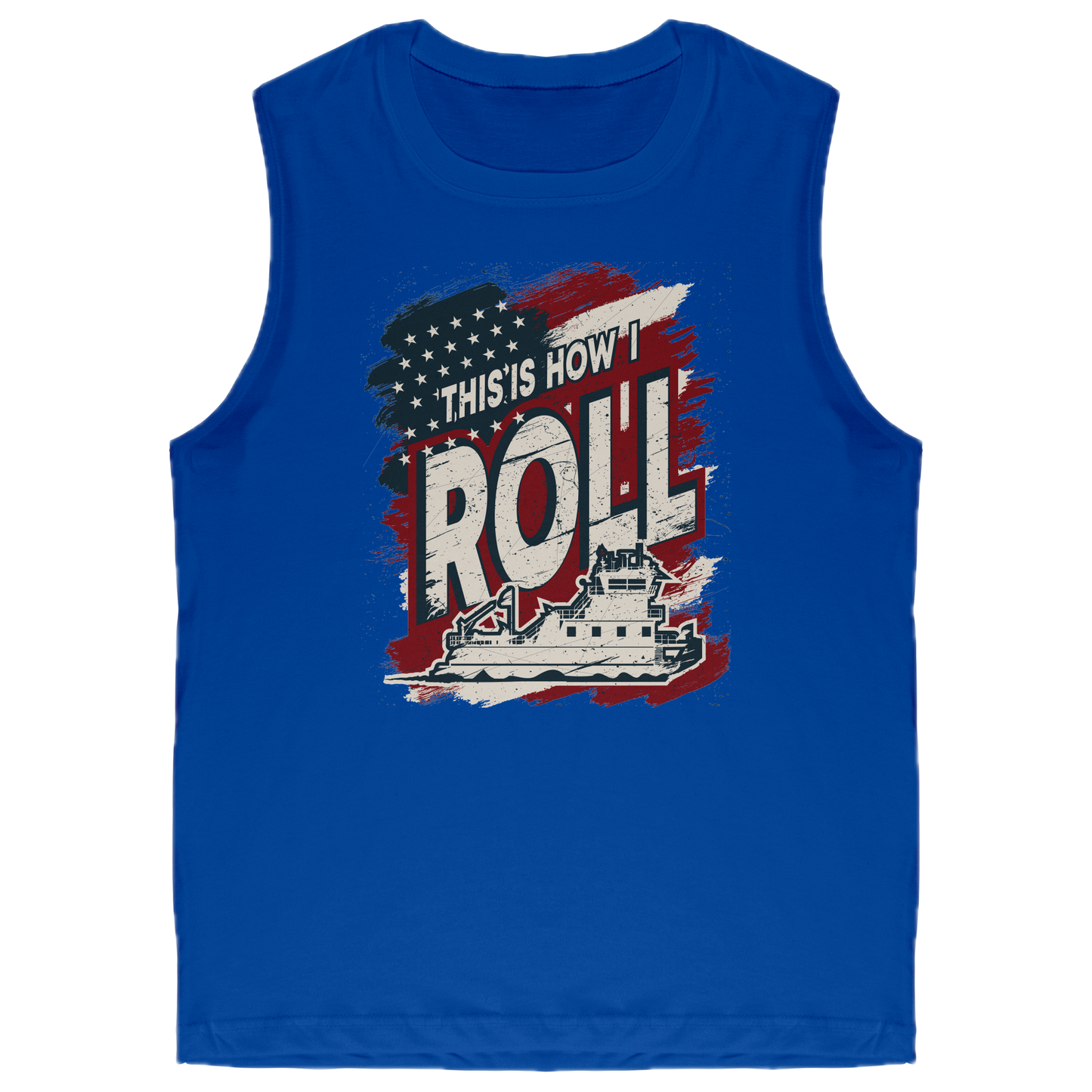 This Is How I Roll - Towboater River Rat Tank Top