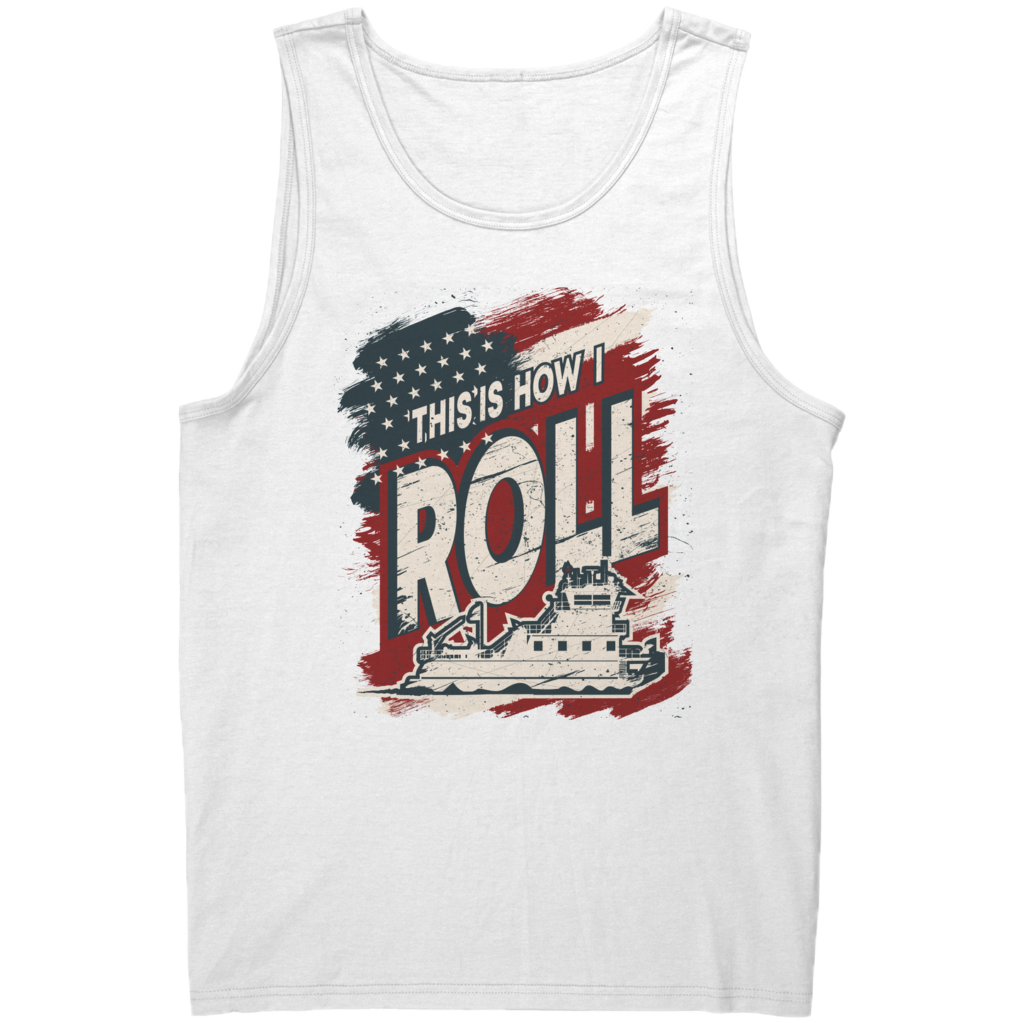 This Is How I Roll - Towboater River Rat Tank Top