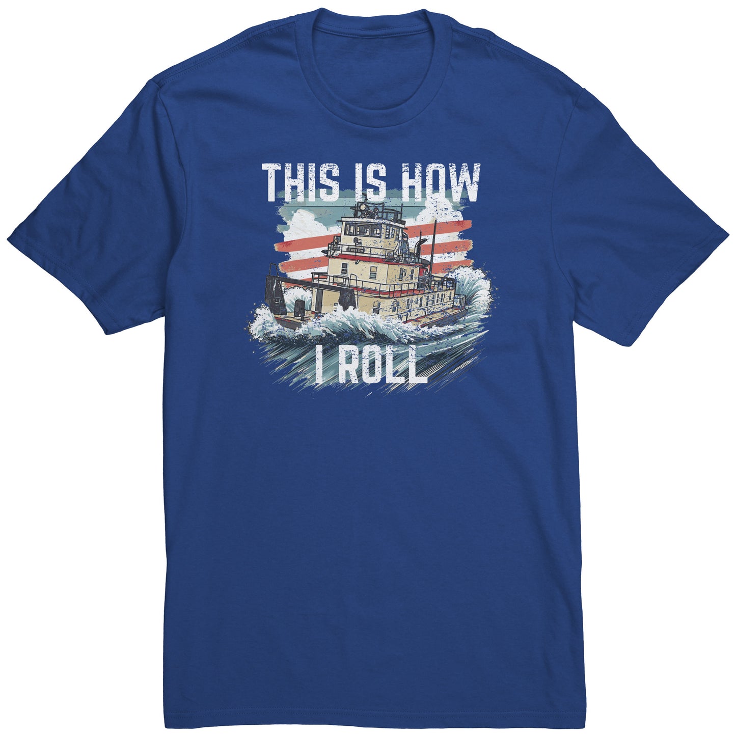 This Is How Towboaters Roll River Rat T-Shirt