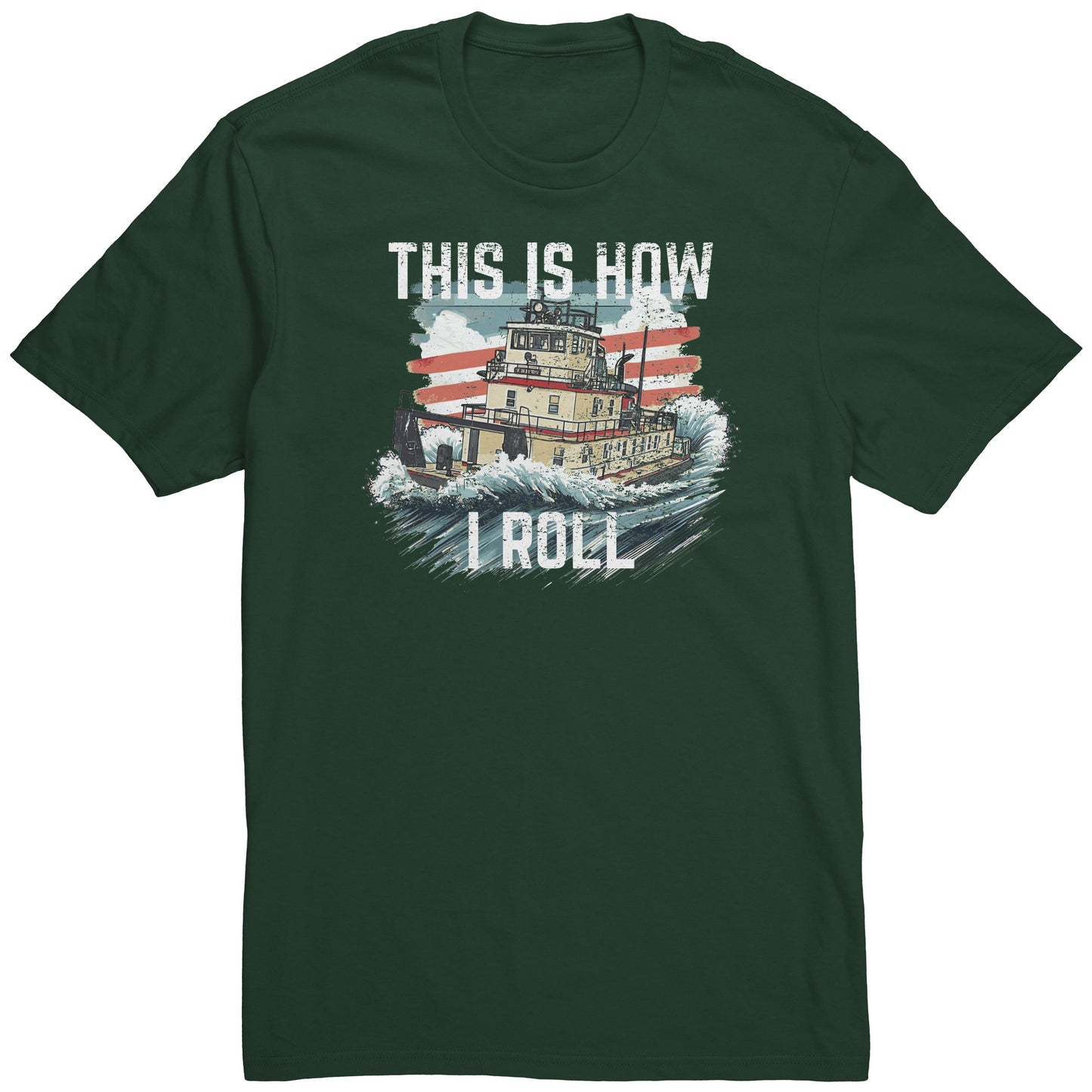 This Is How Towboaters Roll River Rat T-Shirt