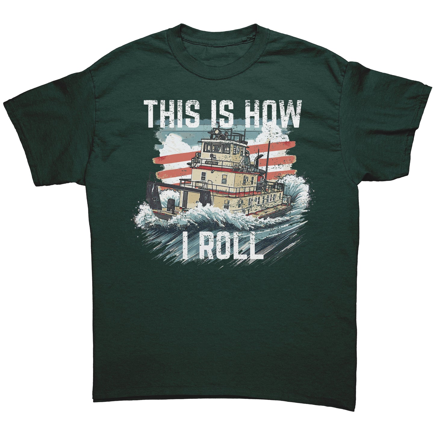 This Is How Towboaters Roll River Rat T-Shirt
