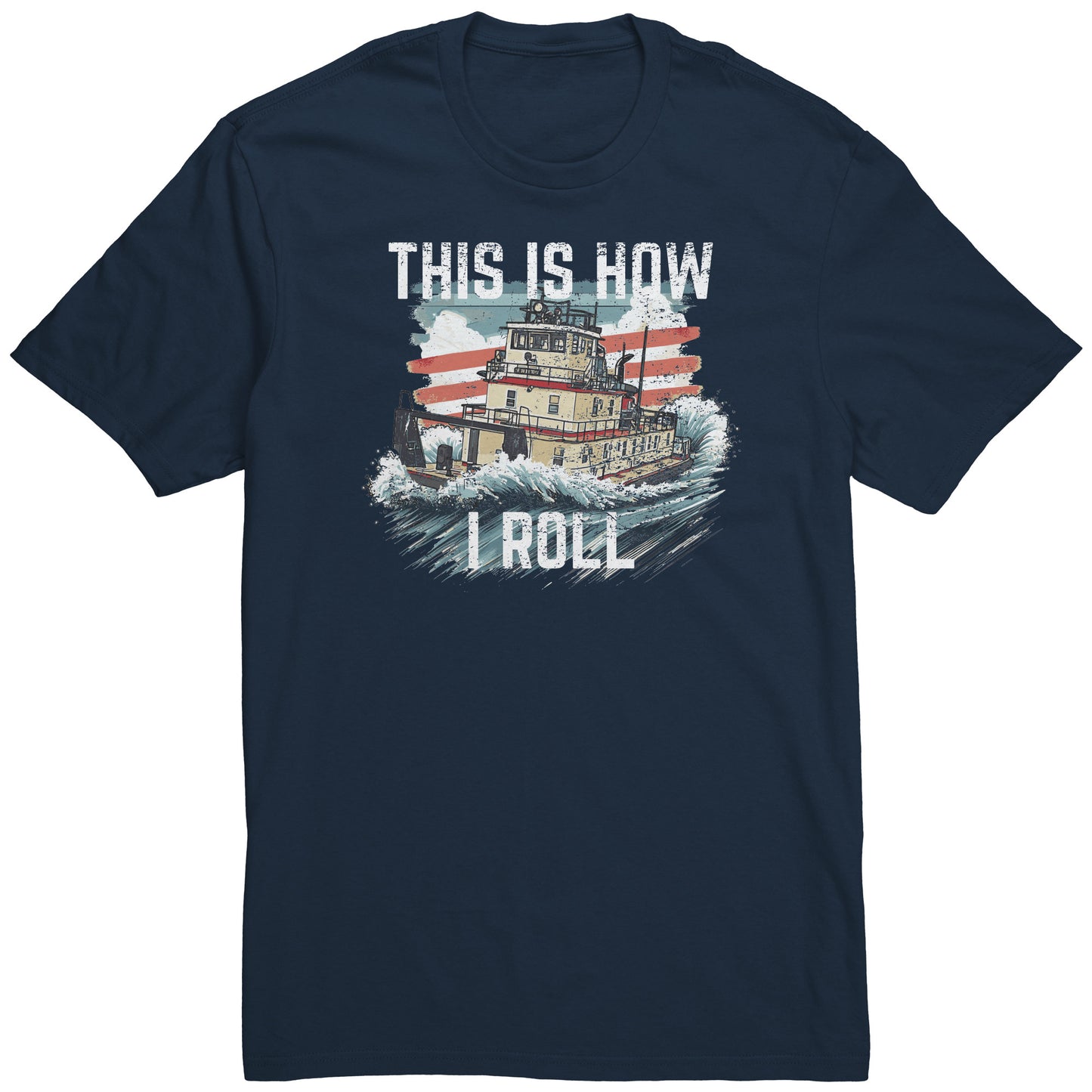 This Is How Towboaters Roll River Rat T-Shirt