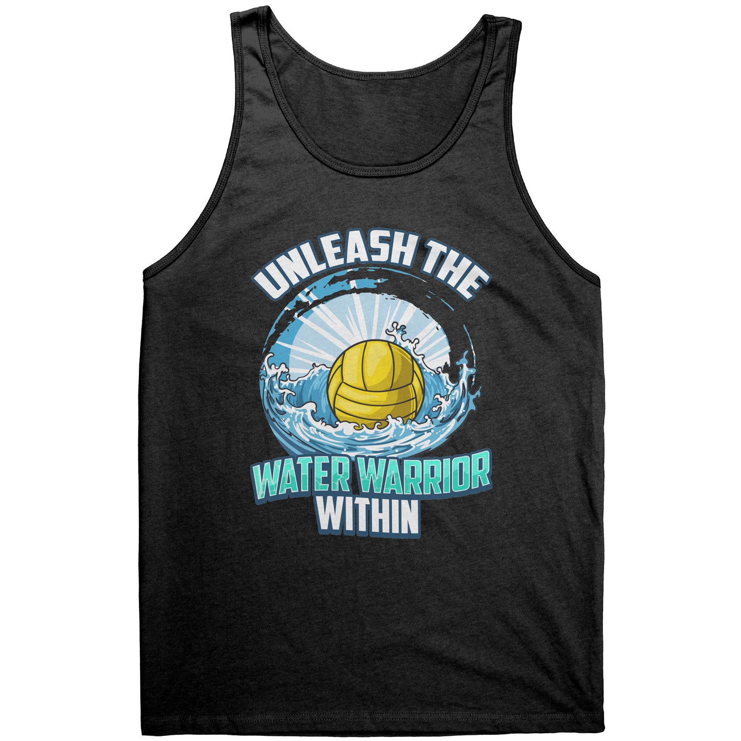 Unleash The Water Warrior Within - Water Polo Ball Splash Tank Top